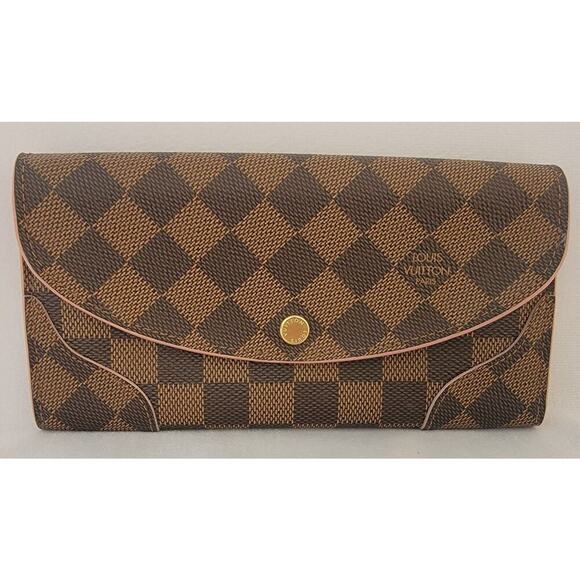 Louis Vuitton Portefueille Caissa Wallet DE Rose Ballerine interior w/box & dust - Picture 1 of 10